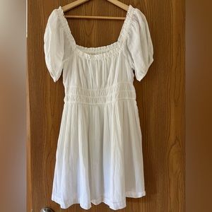Flowy white dress